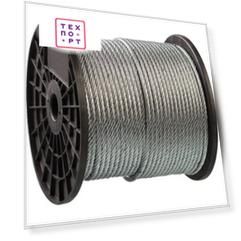 Трос стальной Зубр DIN 3055 d 1 мм L 200м Профессионал (4-304110-01)
