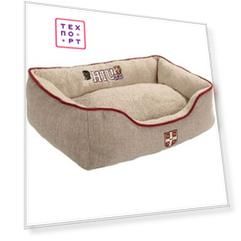 Лежанка Hunter Dog Sofa University S софа бежевая для собак 40х60x20 см