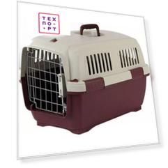 Переноска Marchioro CAYMAN 1 коричнево-бежевая 50x33x32h см для животных