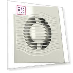 Вентилятор DiCiTi осевой вытяжной D 100 декоративный (SLIM 4 Ivory)