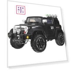 Детский электромобиль Harleybella Радиоуправляемый Beach Jeep Черный - JJ235A-B