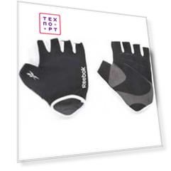 Перчатки для фитнеса Reebok (серый/белый) [RAEL-11133GR]
