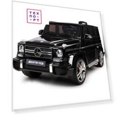 Детский электромобиль TCV Mercedes Benz G63 AMG 12V черный - HL168-B