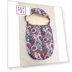 Конверт меховой AmaroBaby little friend 80х45 фантазия (amaro-60lf-fa)