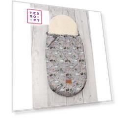 Конверт меховой AmaroBaby little traveler 105х45 рыцарь (amaro-60lt-rz)
