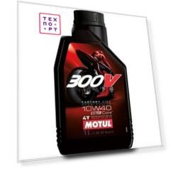 Моторное масло MOTUL 300V 4T FL Road Racing 10W-40 1 л