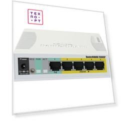 Коммутатор MikroTik RB260GSP (CSS106-1G-4P-1S)