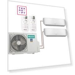Мульти сплит-система Hisense 2 х AMS-09UR4SVETG67 / AMW2-14U4SRE