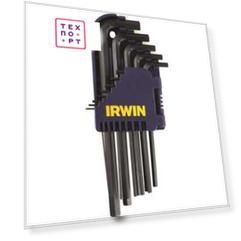 Набор длинных шестигранных ключей Irwin 1.5-10.0мм (T10756)