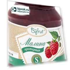 Малина Bifrut протертая 320г