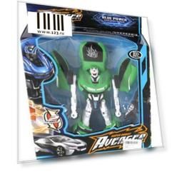 Машина-трансформер Shantou Gepai Avenger "Blue Power" 20 см 2115AB