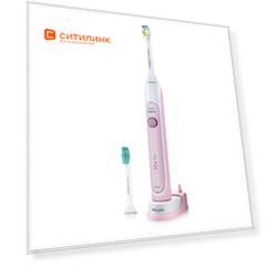 Электрическая зубная щетка PHILIPS Sonicare HealthyWhite HX6762/43 розовый