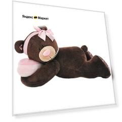 Мягкая игрушка Orange Toys Мишка Milk лежебока, 20 см, 8х11.5х20 см, коричневый