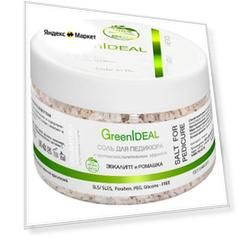 GreenIdeal Соль для педикюра с