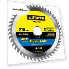 Пильный диск STAYER Super Line 3682-210-30-48 210х30 мм