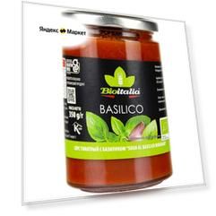 Соус Bioitalia Томатный с базиликом, 350 г