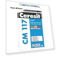 Клей для плитки и камня Ceresit СМ 117 серый 1 шт. 1 шт. 18 л 25 кг