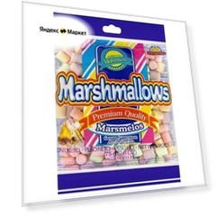 Маршмеллоу Guandy Sweet & Soft mini цветные, маршмеллоу, фруктовый, ассорти, 75 г