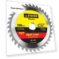 Пильный диск STAYER Opti Line 3681-230-30-36 230х30 мм