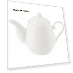 Wilmax Заварочный чайник WL-994020/1C 0,85 л, 0.85 л, белый