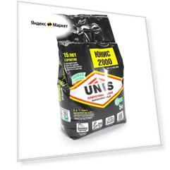 Клей для плитки и камня Unis 2000 серый 1 шт. 1 шт. 5 кг