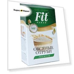 Отруби Fit Parad овсяные, 400 г