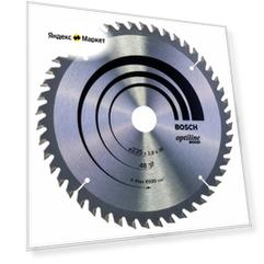 Пильный диск BOSCH Optiline Wood 2608640727 235х30 мм