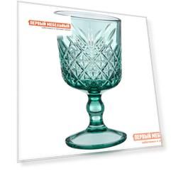 Бокал  Timeless Emerald 4 шт. Граненое стекло, изумруд