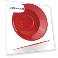 Блюдце 11.5 см RED STEELITE