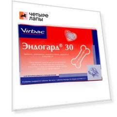 Virbac Эндогард 30 Противопаразитный препарат для взрослых собак, 2 таблетки