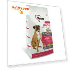 1st Choice Breeders Adult Sensitive Skin & Coat Сухой корм для взрослых собак всех пород для кожи и шерсти (с ягненком, рыбой и рисом), 20 кг