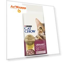 Сухой корм Cat Chow® для взрослых кошек для здоровья мочевыводящих путей, с высоким содержанием домашней птицы, Пакет, 15 кг