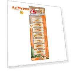 8in1 Delights Bones Strong XS Косточки для взрослых собак мелких пород (с курицей), 140 гр