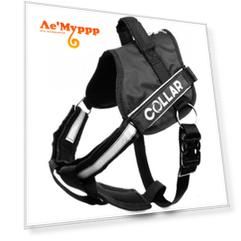 Collar Dog Extreme Police Шлейка для собак, обхват 70-100 см, черная