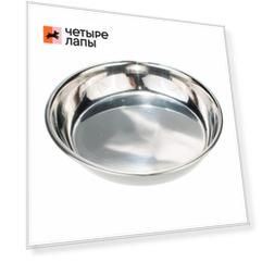 Petmax Миска для кошек металл блюдце 11см