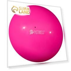 Мяч гимнастический Pastorelli New Generation, 18 см, FIG, цвет розовый флуоресцентный