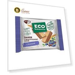 Вафли Eco-botanica с черникой, 145 гр.