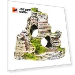 AquaFantasy Декор для аквариумов Арка из камней, 11,5x5,5x11 см
