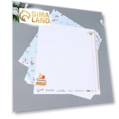 Бумага для скрапбукинга "Садись, пять." 190 г/кв.м  30.5 x 30.5 см  10 шт №2