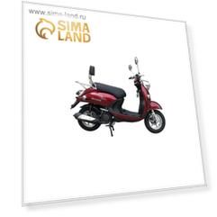 Скутер VENTO RETRO 150, 49cc, сигнализация, спелая вишня