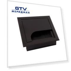 Пропуск для кабеля Merida 80х80, черный
