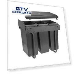 Сегрегатор для модуля 300 мм (3x10L) антрацит без крепления, с доводчиком
