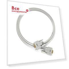 Кабель gcr 3.0m 0-модемный com db9-db9  9f-9f серый 30 awg vivdbi901-3m