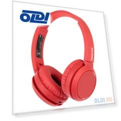 Гарнитура накладные Philips TAH4205RD/00 красный беспроводные bluetooth оголовье