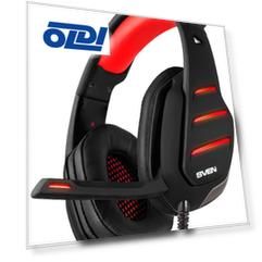 Игровая гарнитура проводная Sven AP-U997MV черный красный