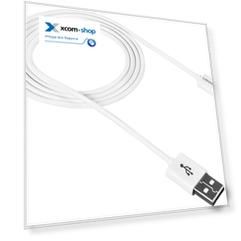 Кабель интерфейсный USB 2.0 Canyon UM-1 CNE-USBM1W Micro USB, 1m, white