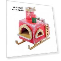 Игрушка деревянная "IDH Center" Печка Русская 3020