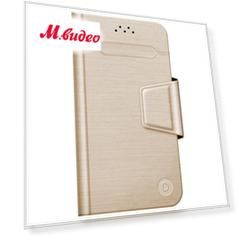 Deppa Wallet Fold M 4.3''-5.5'' Gold