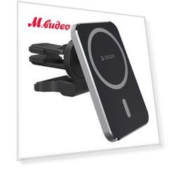 Deppa Mage Safe Qi для iPhone магнитный черный (55185)
