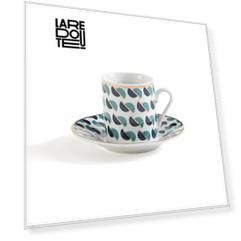 Комплект из четырех фарфоровых чашекблюдцев LaRedoute